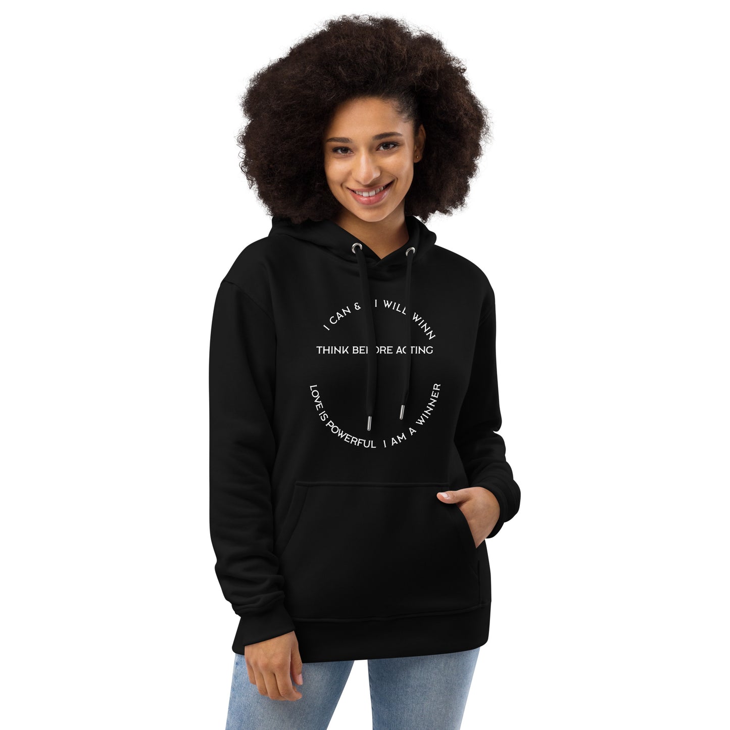 I can and I Will Win - Premium eco hoodie