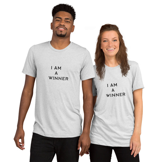 I Am A Winner - Short sleeve couple's t-shirt